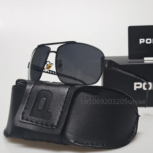 Men UV Resistant Polarized Sunglasses Vintage Trend UV400 Shades