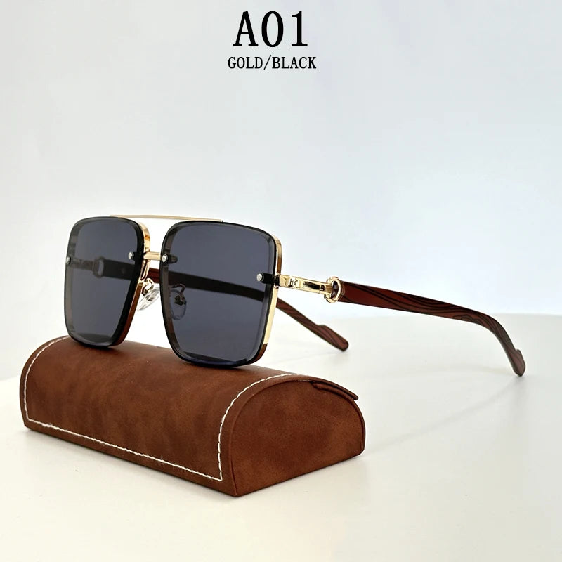 Unisex trendy Luxe Vintage Fashion Glasses