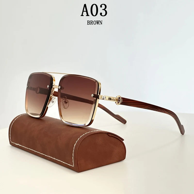 Unisex trendy Luxe Vintage Fashion Glasses