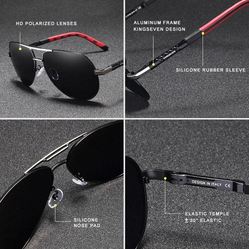 KINGSEVEN High Quality Aluminum men's sunglasses