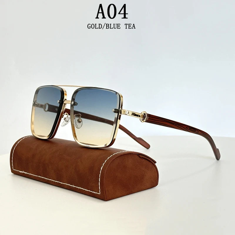 Unisex trendy Luxe Vintage Fashion Glasses