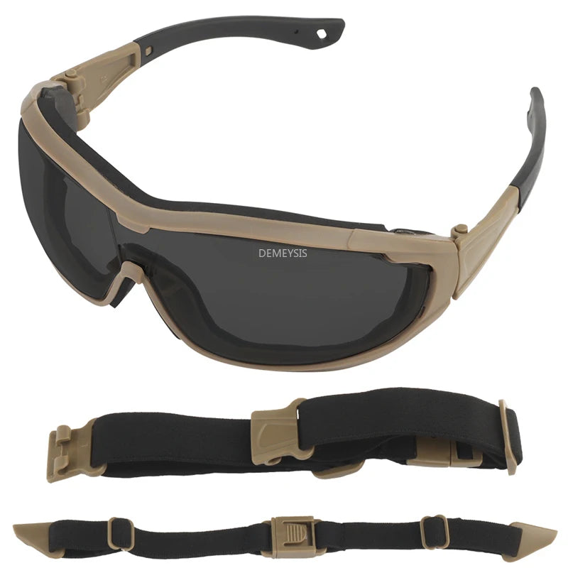 Outdoor UV Protection Shooting Hunting, Hiking, Riding, Sports Goggles