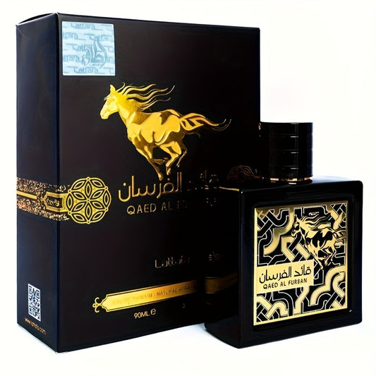 Lattafa Perfumes Qaed Al Fursan For Unisex Eau De Parfum Spray, 3 Ounce